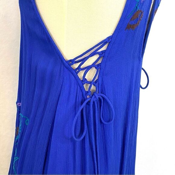 FREE PEOPLE INTIMATELY ADELAIDE FESTIVAL EMBROIDERED SLIP DRESS - Picture 8 of 14